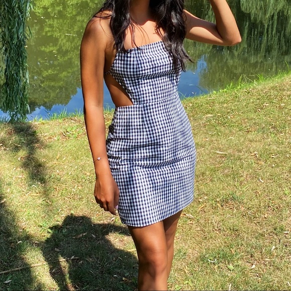 Revolve Elaine Gingham Dress - Picture 2 of 4